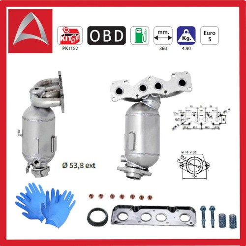 Catalizzatore per dacia - catalizzatore,
